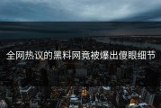 全网热议的黑料网竟被爆出傻眼细节